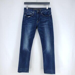 American Eagle Slim Straight Jeans Mens Size 28x30 Active Flex Dark